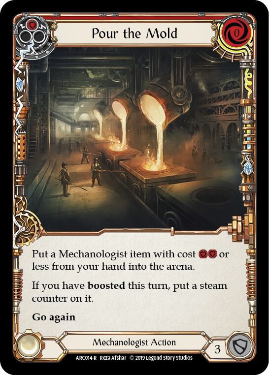 Pour the Mold (Red), Arcane Rising ARC014