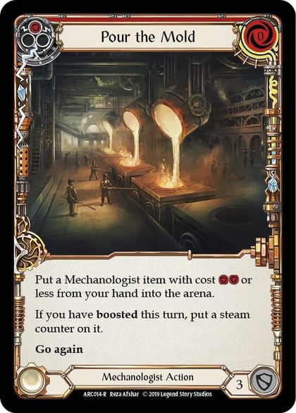 Pour the Mold (Red), Arcane Rising ARC014