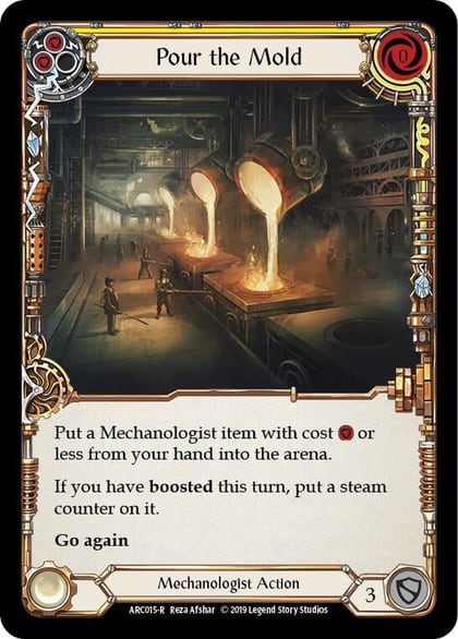 Pour the Mold (Yellow), Arcane Rising ARC015