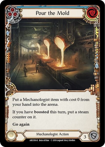 Pour the Mold (Blue), Arcane Rising ARC016