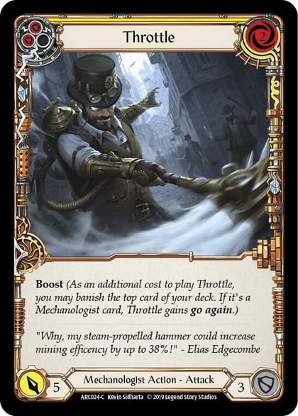 Throttle (Yellow), Arcane Rising ARC024
