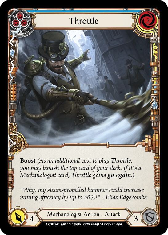 Throttle (Blue), Arcane Rising ARC025