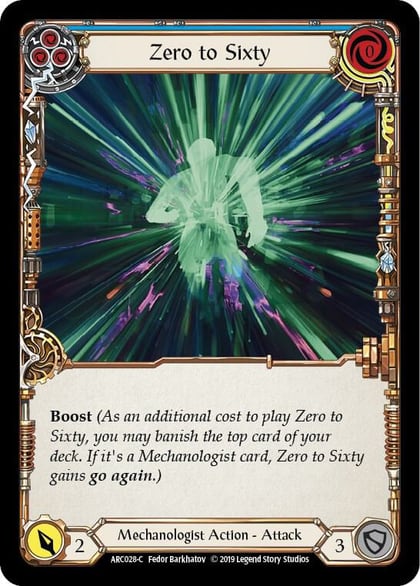 Zero to Sixty (Blue), Arcane Rising ARC028