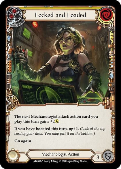Locked and Loaded (Yellow), Arcane Rising ARC033