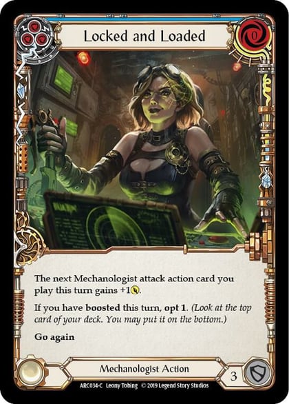 Locked and Loaded (Blue), Arcane Rising ARC034