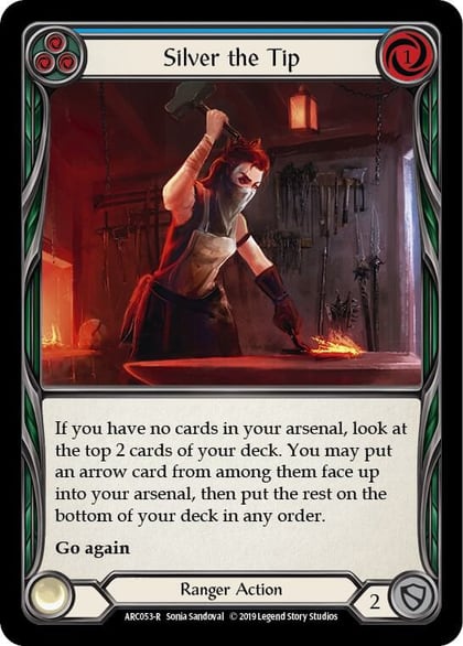 Silver the Tip (Blue), Arcane Rising ARC053