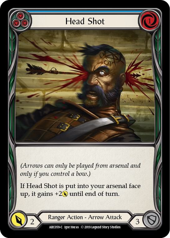 Head Shot (Blue), Arcane Rising ARC059