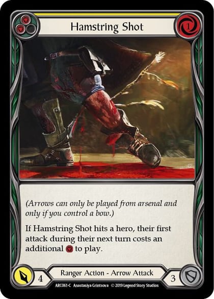 Hamstring Shot (Yellow), Arcane Rising ARC061