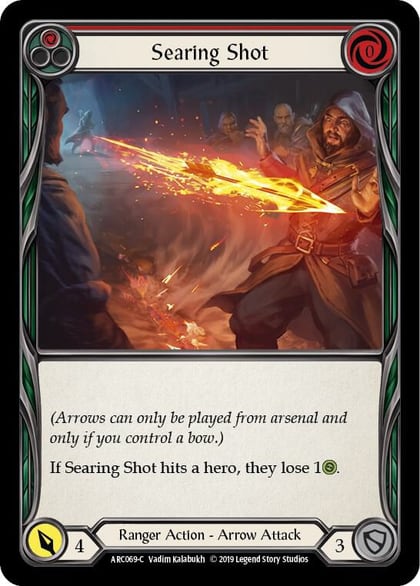Searing Shot (Red), Arcane Rising ARC069