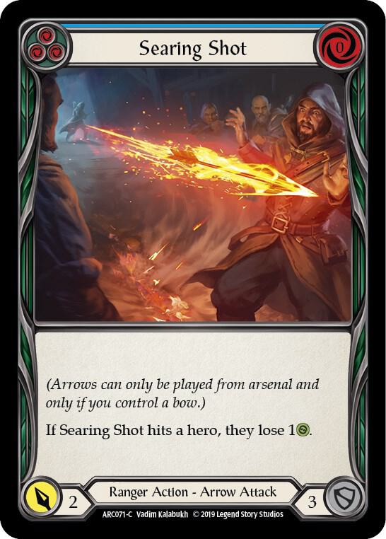Searing Shot (Blue), Arcane Rising ARC071