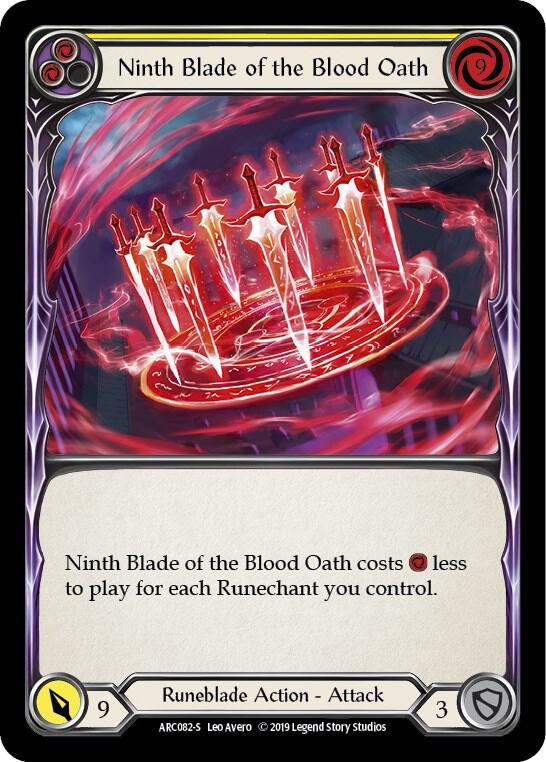 Ninth Blade of the Blood Oath, Arcane Rising ARC082