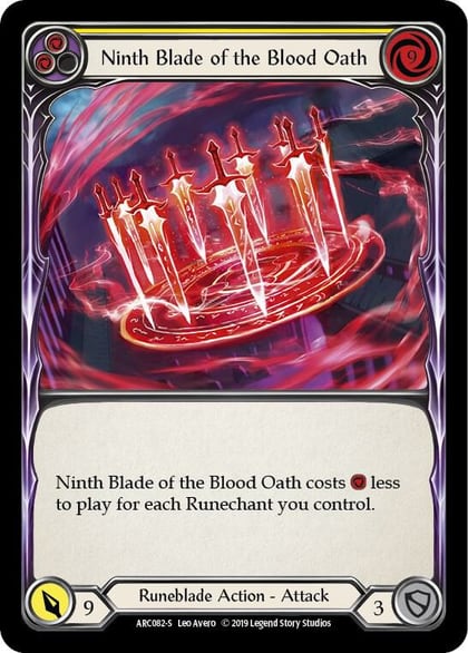 Ninth Blade of the Blood Oath, Arcane Rising ARC082