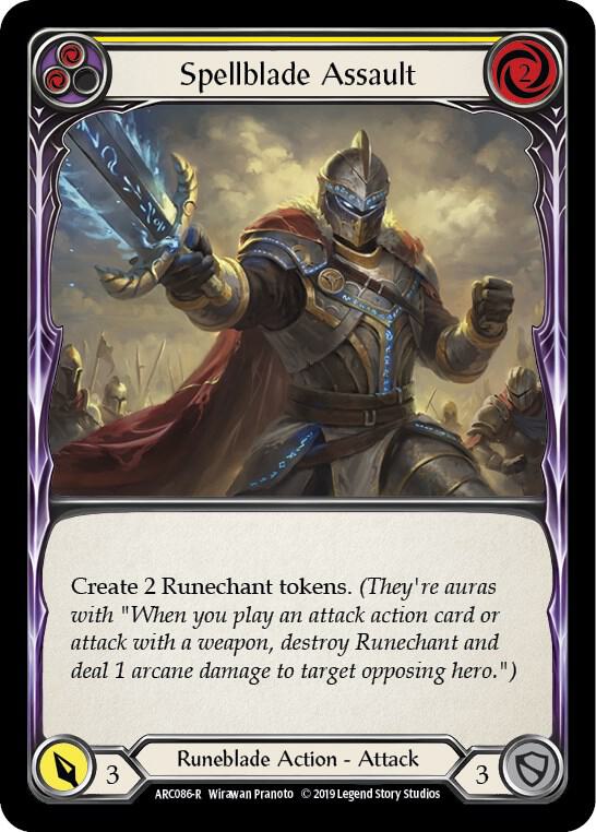 Spellblade Assault (Yellow), Arcane Rising ARC086
