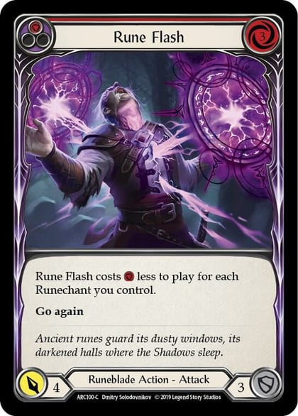 Rune Flash (Red), Arcane Rising ARC100