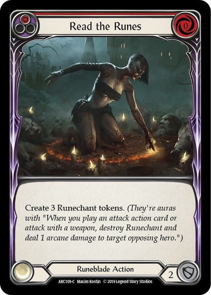 Read the Runes (Red), Arcane Rising ARC109
