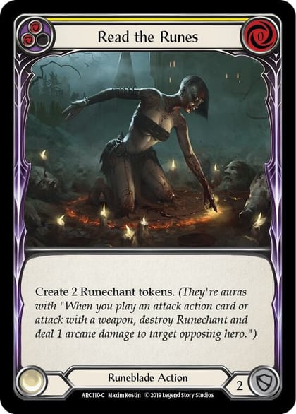 Read the Runes (Yellow), Arcane Rising ARC110