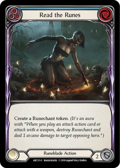 Read the Runes (Blue), Arcane Rising ARC111