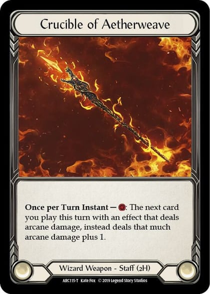 Crucible of Aetherweave // Kano, Dracai of Aether, Arcane Rising ARC115 // ARC113