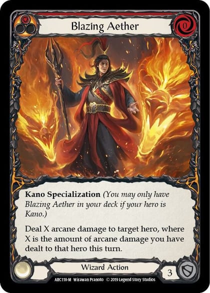 Blazing Aether, Arcane Rising ARC118