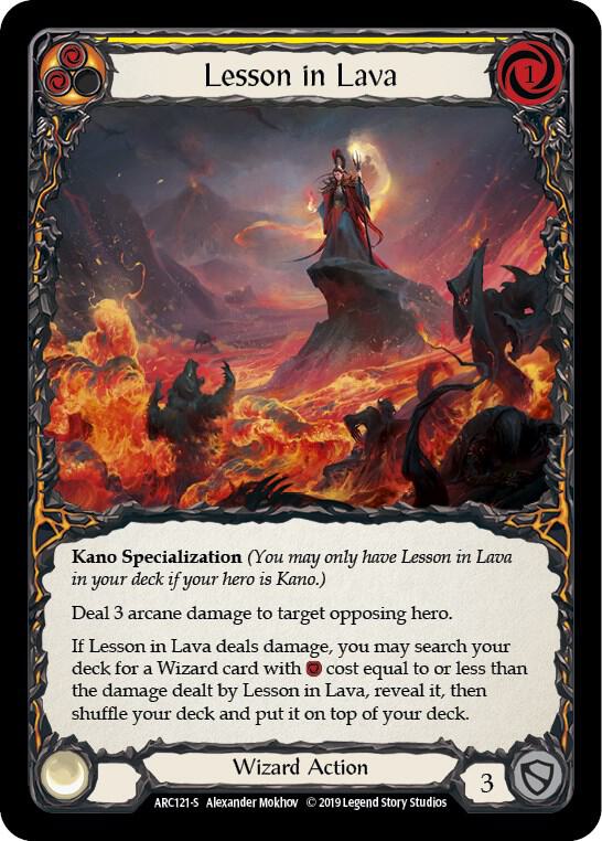 Lesson in Lava, Arcane Rising ARC121