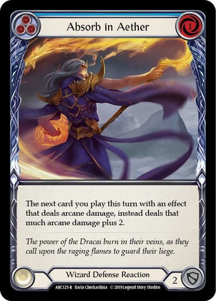 Absorb in Aether (Blue), Arcane Rising ARC125