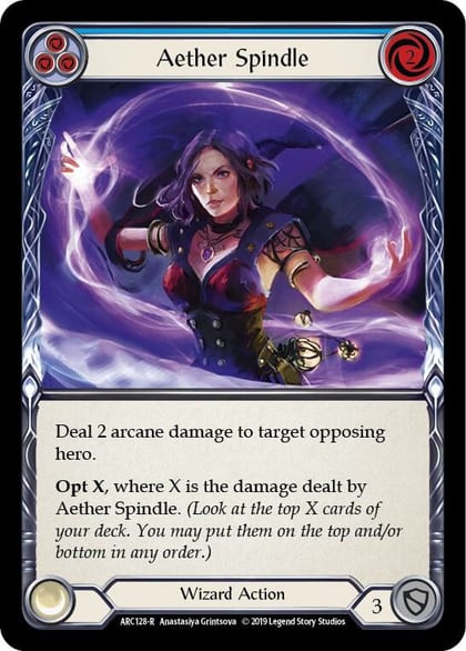 Aether Spindle (Blue), Arcane Rising ARC128