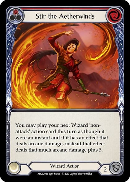 Stir the Aetherwinds (Red), Arcane Rising ARC129