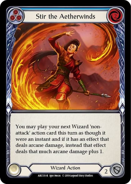 Stir the Aetherwinds (Blue), Arcane Rising ARC131