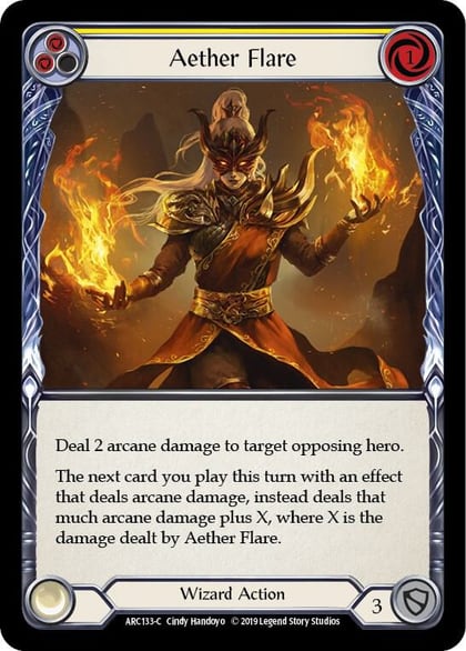 Aether Flare (Yellow), Arcane Rising ARC133