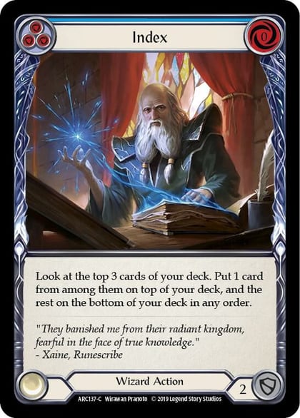 Index (Blue), Arcane Rising ARC137