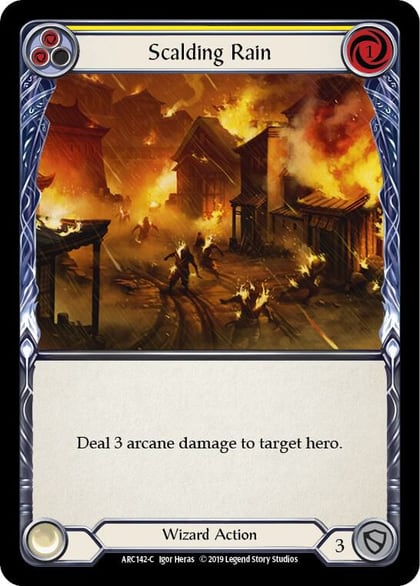 Scalding Rain (Yellow), Arcane Rising ARC142