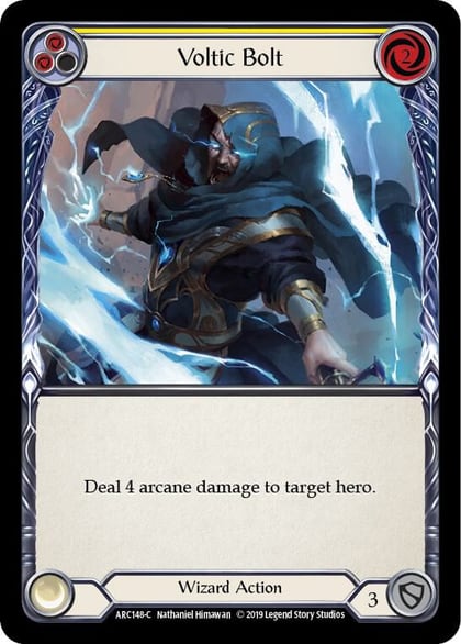 Voltic Bolt (Yellow), Arcane Rising ARC148