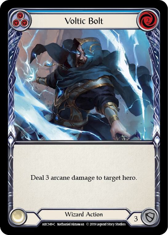 Voltic Bolt (Blue), Arcane Rising ARC149