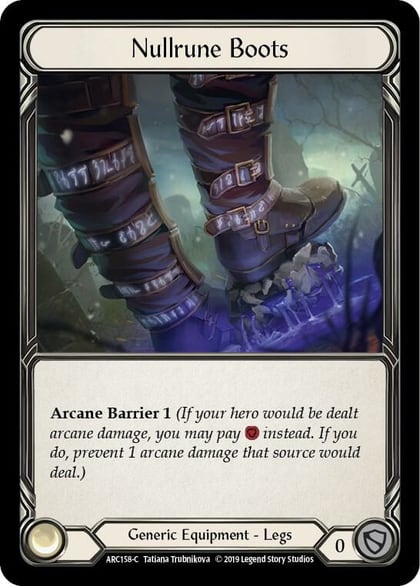 Nullrune Boots, Arcane Rising ARC158