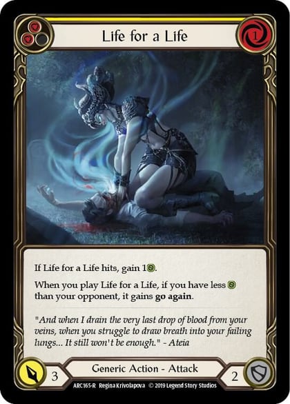 Life for a Life (Yellow), Arcane Rising ARC165