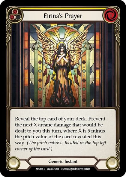 Eirina's Prayer (Yellow), Arcane Rising ARC174