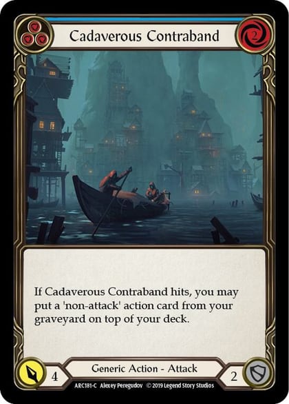 Cadaverous Contraband (Blue), Arcane Rising ARC181