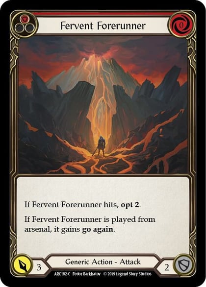 Fervent Forerunner (Red), Arcane Rising ARC182
