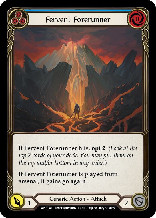 Fervent Forerunner (Blue), Arcane Rising ARC184