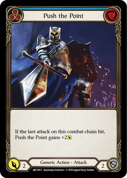 Push the Point (Blue), Arcane Rising ARC190