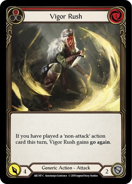 Vigor Rush (Red), Arcane Rising ARC197