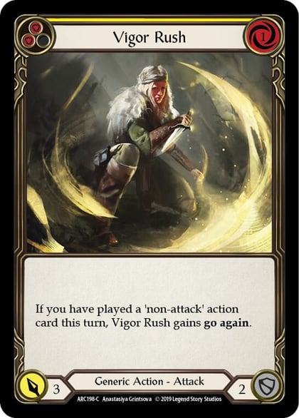Vigor Rush (Yellow), Arcane Rising ARC198