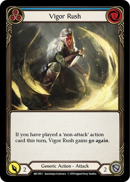 Vigor Rush (Blue), Arcane Rising ARC199