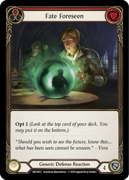 Fate Foreseen (Red), Arcane Rising ARC200
