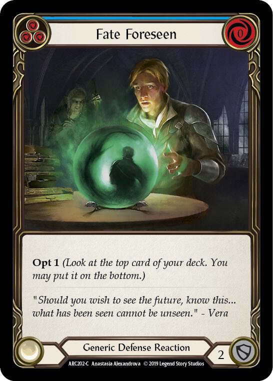 Fate Foreseen (Blue), Arcane Rising ARC202
