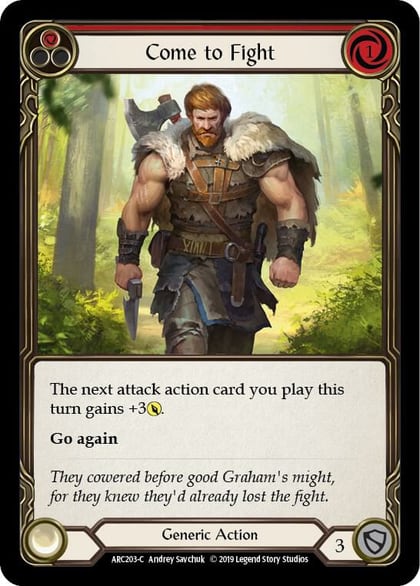 Come to Fight (Red), Arcane Rising ARC203