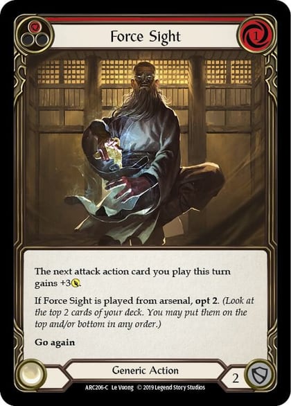 Force Sight (Red), Arcane Rising ARC206