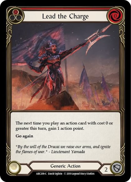 Lead the Charge (Red), Arcane Rising ARC209