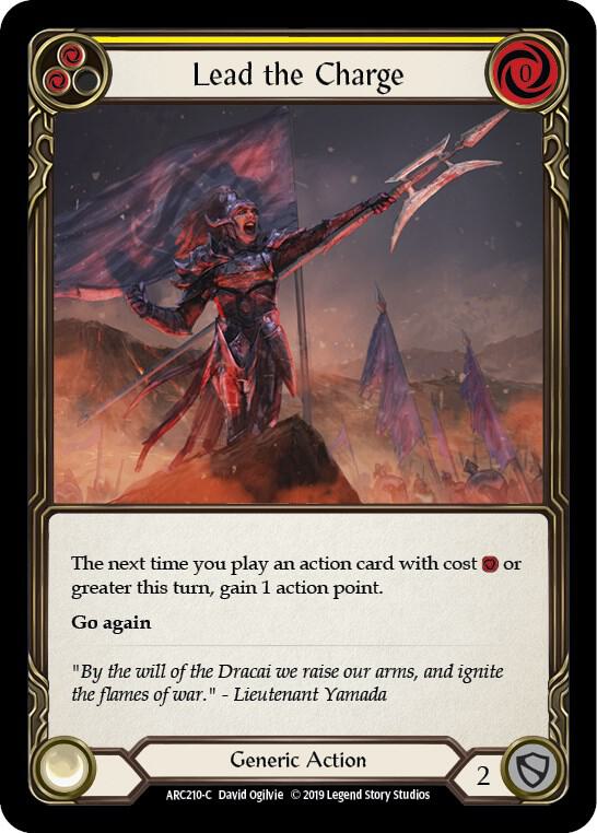 Lead the Charge (Yellow), Arcane Rising ARC210