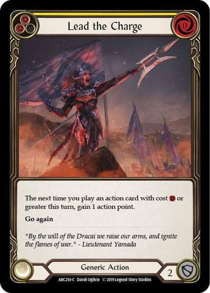 Lead the Charge (Yellow), Arcane Rising ARC210